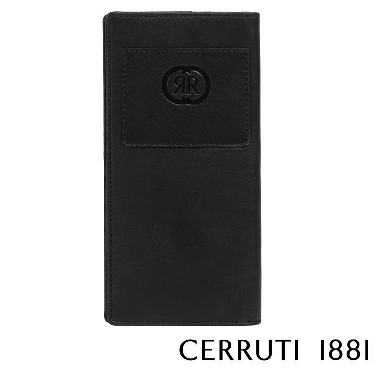【Cerruti 1881】限量2折 頂級義大利小牛皮12卡長夾 全新專櫃展示品(5708M)