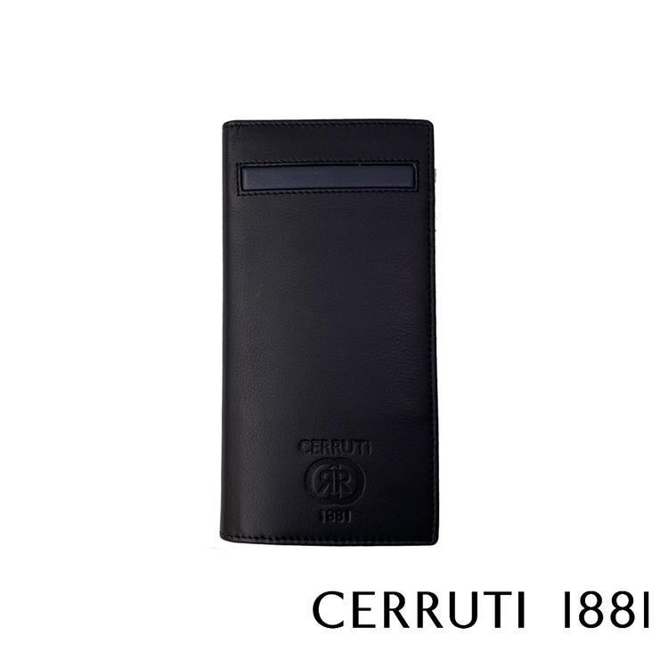 【Cerruti 1881】限量2折 頂級義大利小牛皮12卡長夾 全新專櫃展示品(5701M)