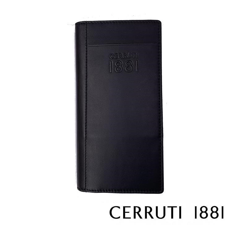 【Cerruti 1881】限量2折 頂級義大利小牛皮12卡長夾 全新專櫃展示品(5715M)