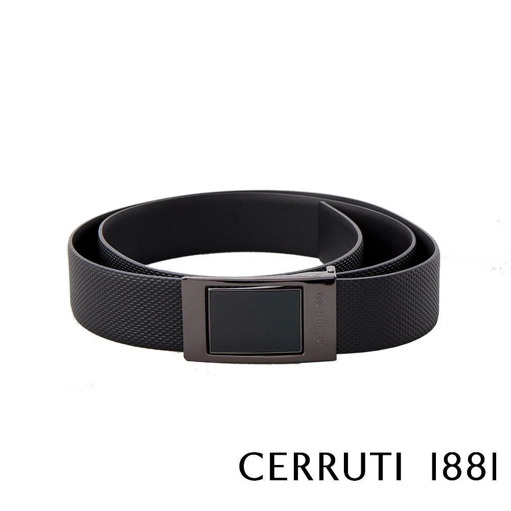 【Cerruti 1881】限量3折 頂級義大利小牛皮皮帶 全新專櫃展示品(CECU03259M)