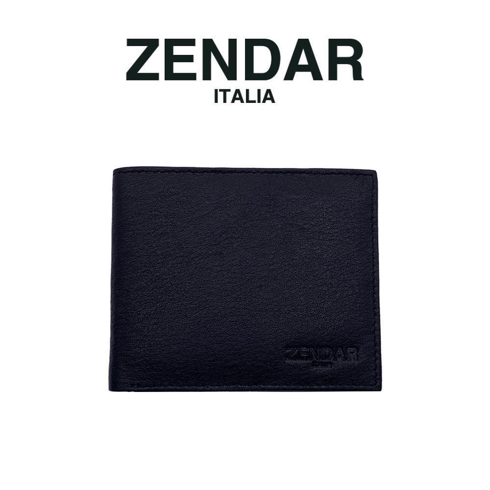 【ZENDAR】限量2折 頂級小羊皮8卡皮夾 戴維斯系列 全新專櫃展示品 (黑色)
