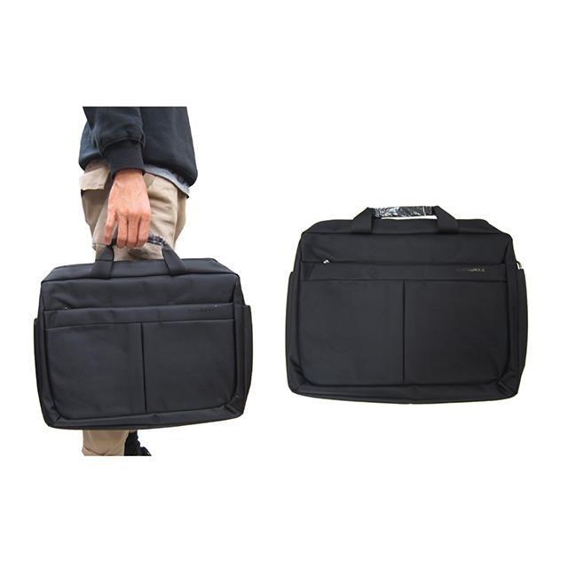 公事包中小容量主袋+外袋共三層可A4資料夾電腦防水尼龍布