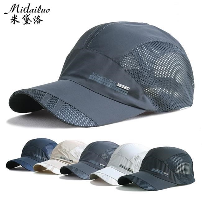 Midailuo韓版透氣休閒帽(金屬左logo)140172戶外休閒帽慢跑帽登山帽