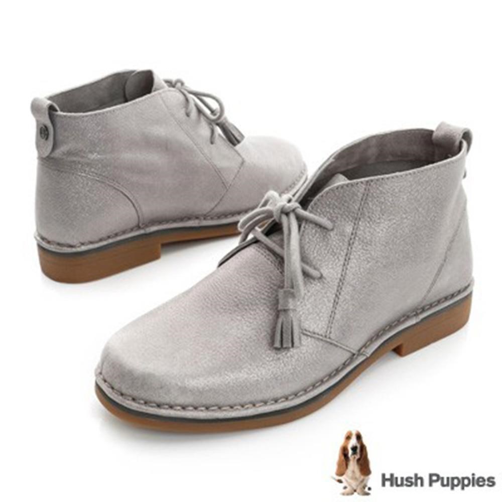 Hush Puppies-ICON58沙漠靴(金屬灰)