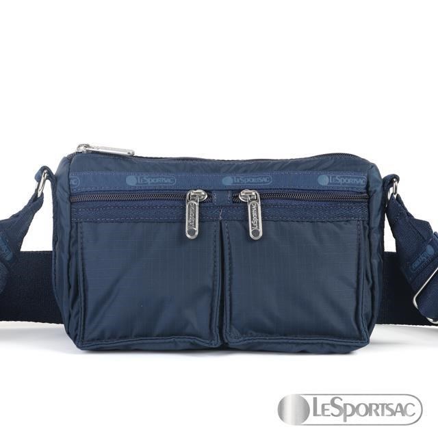 LeSportsac - Standard 輕量雙口袋肩背兩用包 (青藍色) 1209P E850