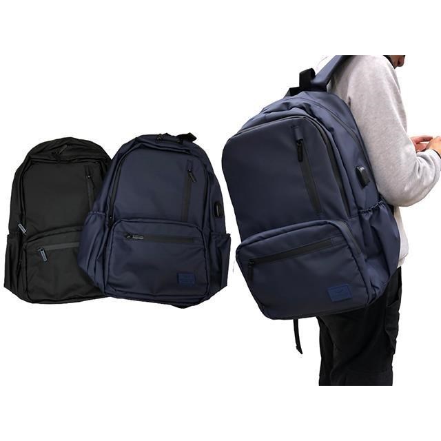 MARTINCOCK 後背包大容量主袋+外袋共五層水瓶袋USB+線