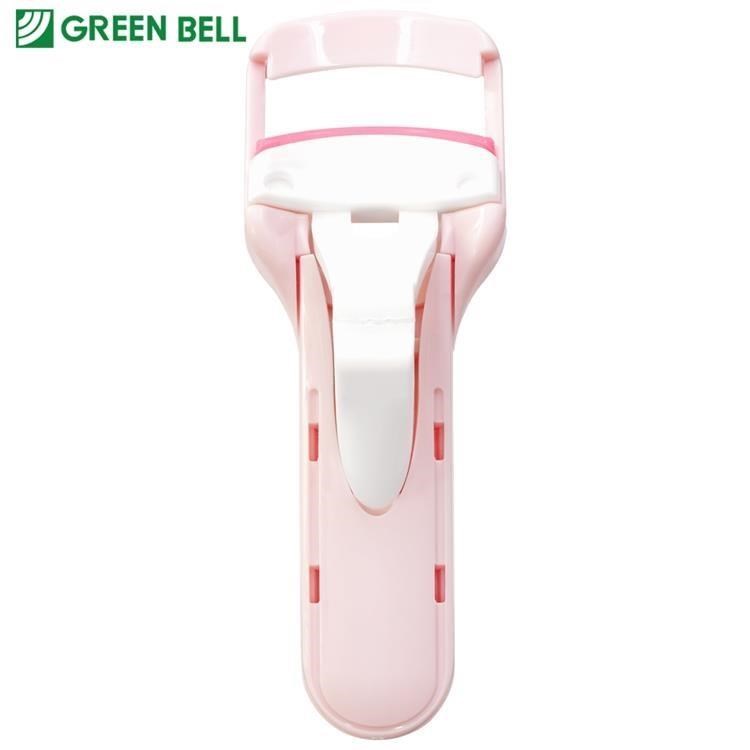 日本製GREEN BELL自然捲翹專利寬廣角弧型美睫毛夾EC-75大(輕巧省力推桿;寬34mm)
