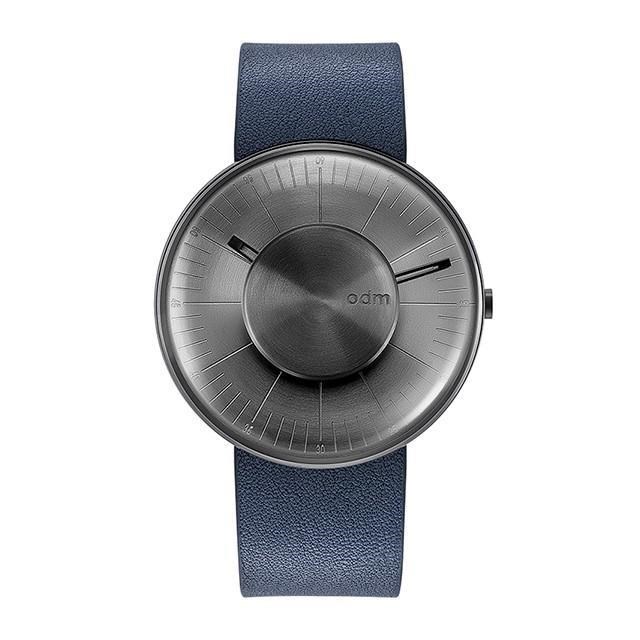 【odm】HALO光環系列簡約線條設計腕錶-沉穩藍/DD172-04