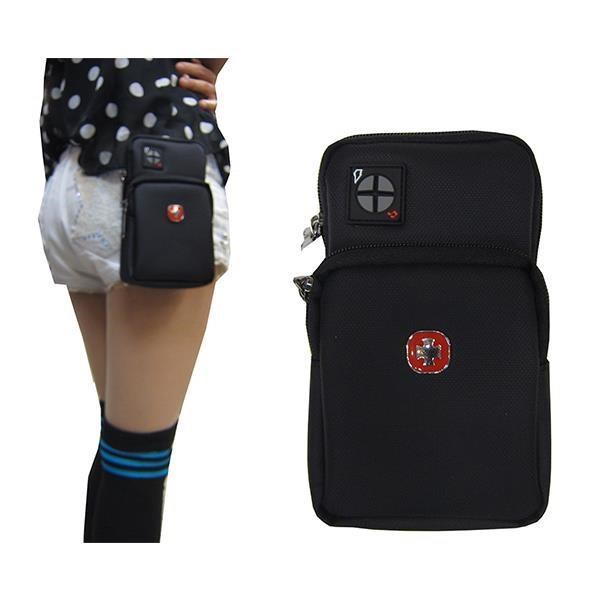 腰包5.5吋手機適用主袋+外袋共二層簡易外掛式腰工具包隨身腰包防水尼龍布材質