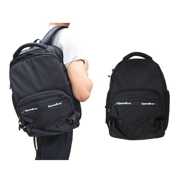 後背包中容量二主袋+外袋共五層A4資夾10吋電腦USB+線