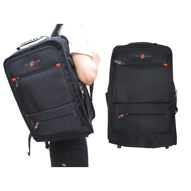 SPYWALK 後背包大容量二主袋+外袋共六層A4資夾14吋電腦USB+線