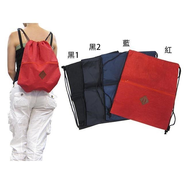 BASDON 後背束口包大容量台灣製可A4資料夾簡易全齡男女適用