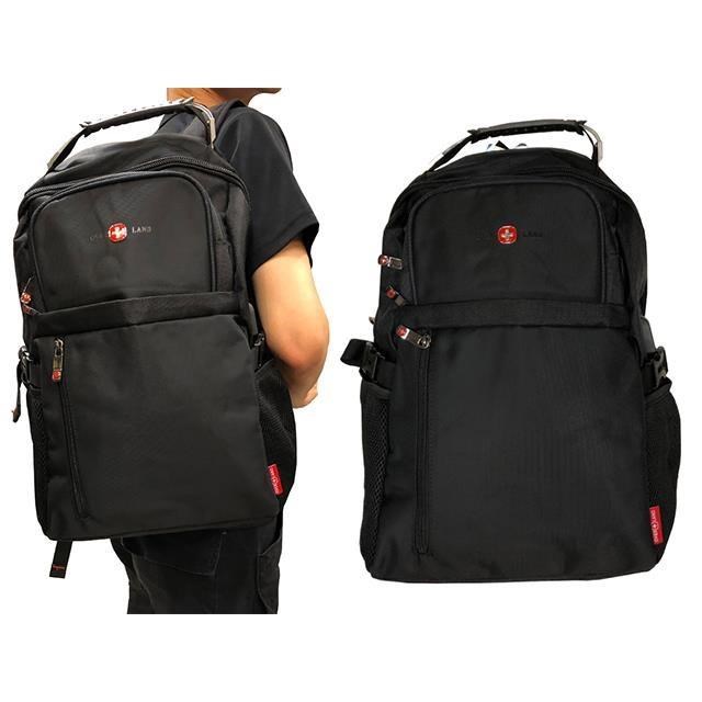 OVER-LAND 後背包大容量主袋+外袋共六層防水尼龍布胸釦USB+線