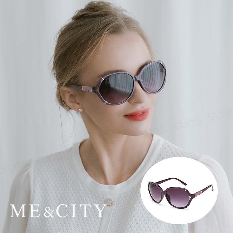 【SUNS】ME&CITY 時尚簡約太陽眼鏡 鏡腳精緻設計 抗UV400 (ME 1204 H02)
