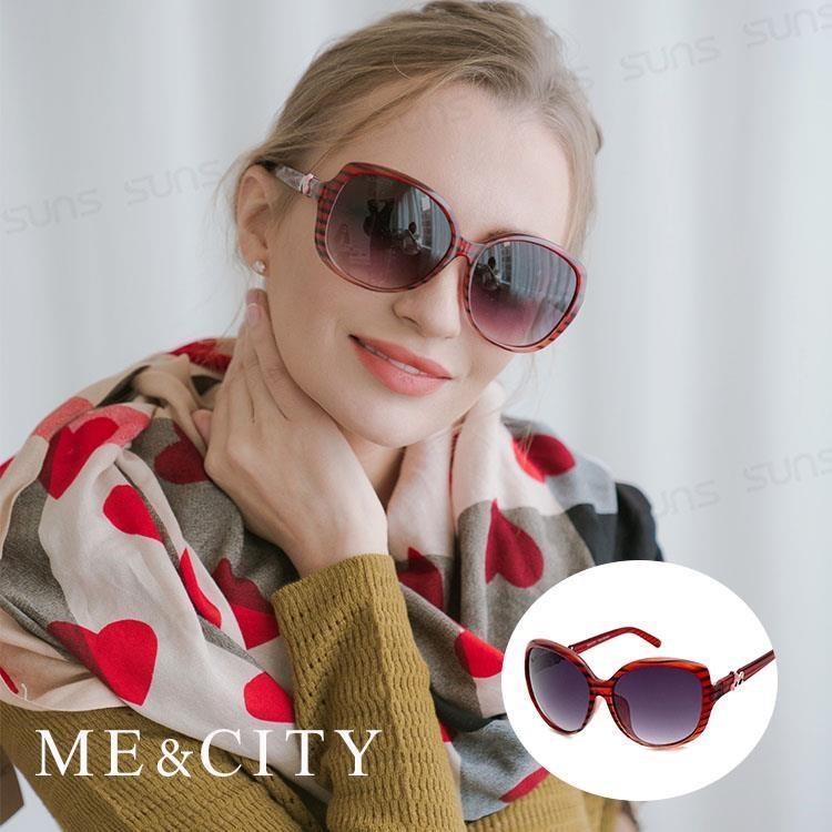 ME&CITY 甜美義式太陽眼鏡 精緻時尚款 抗UV400 (ME 120029 E543)