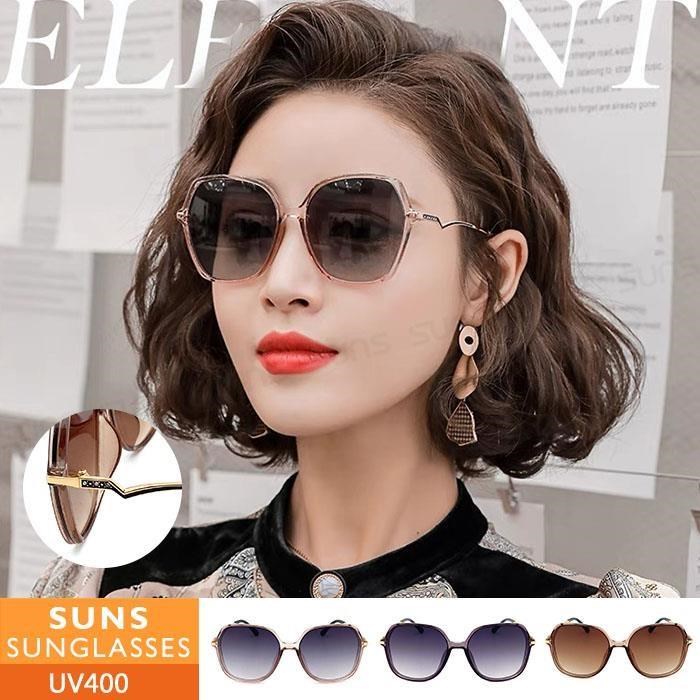 【SUNS】MIT精緻女款鑲鑽平面式太陽眼鏡/墨鏡 抗UV(82848)