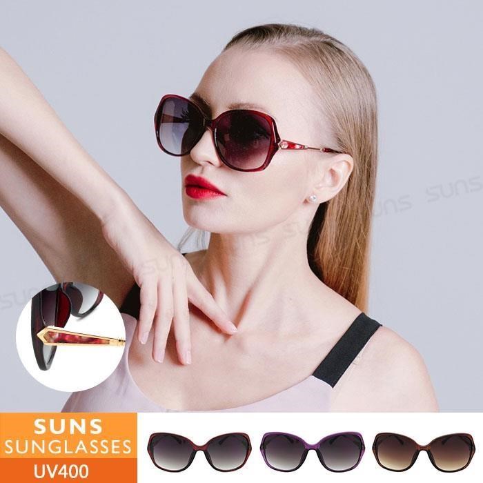 【SUNS】淑女款大理石設計墨鏡/太陽眼鏡 抗UV(82533)