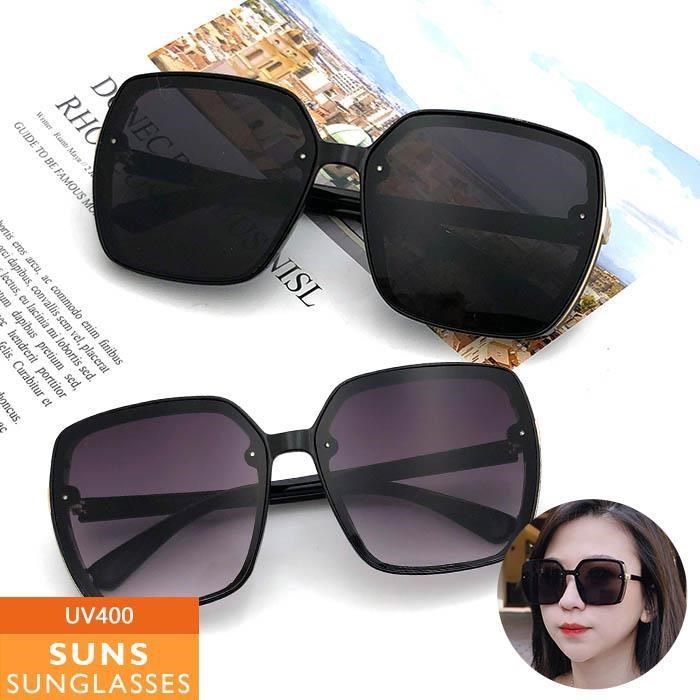 【SUNS】方框簡約大框墨鏡/太陽眼鏡 抗UV(A30503)