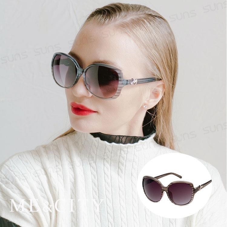 ME&CITY 甜美義式太陽眼鏡 精緻時尚款 抗UV400 (ME 120029 C502)