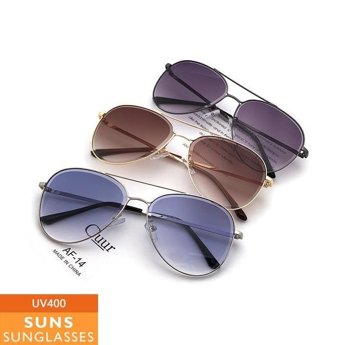 【SUNS】雙圈漸層飛行員墨鏡/太陽眼鏡 抗UV(2257)