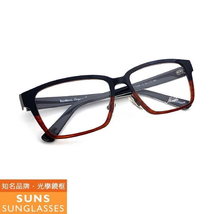 【SUNS】漸層茶 薄鋼/TR複合材質光學眼鏡框(MM15266)