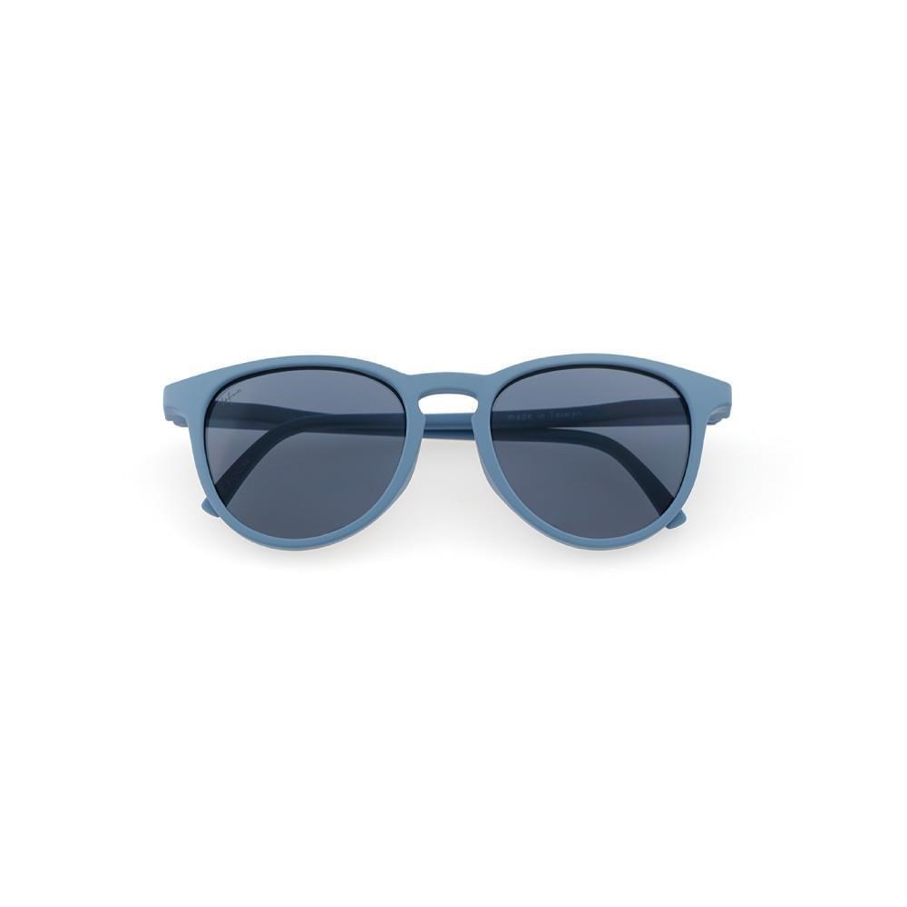 LEFOON＿KIDS細框莫蘭迪色系太陽眼鏡兒童墨鏡 小孩墨鏡UV400-sapphire 寶石藍