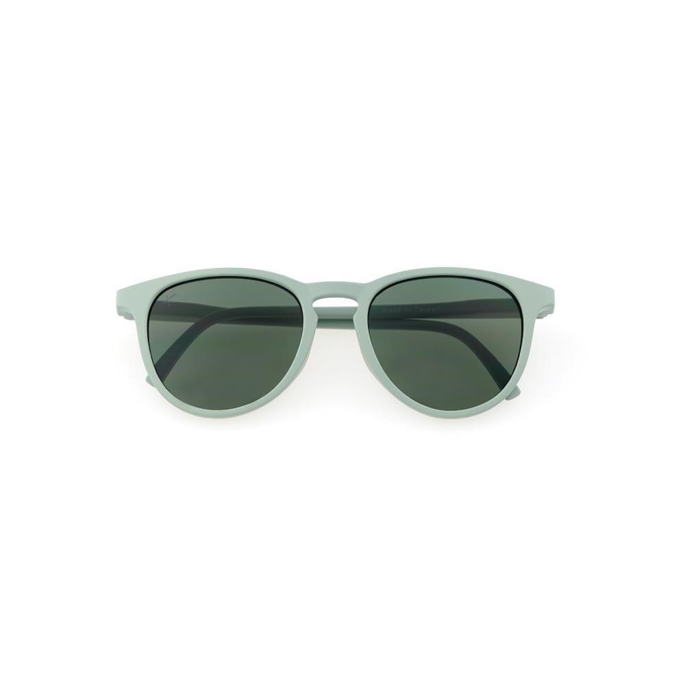 LEFOON＿KIDS細框莫蘭迪色系太陽眼鏡 兒童墨鏡 小孩墨鏡UV400 - green 杉林綠