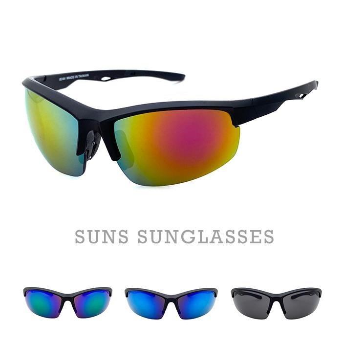 【SUNS】MIT防風/騎行/霧面鏡框戶外休閒運動眼鏡/墨鏡 抗UV(4482)