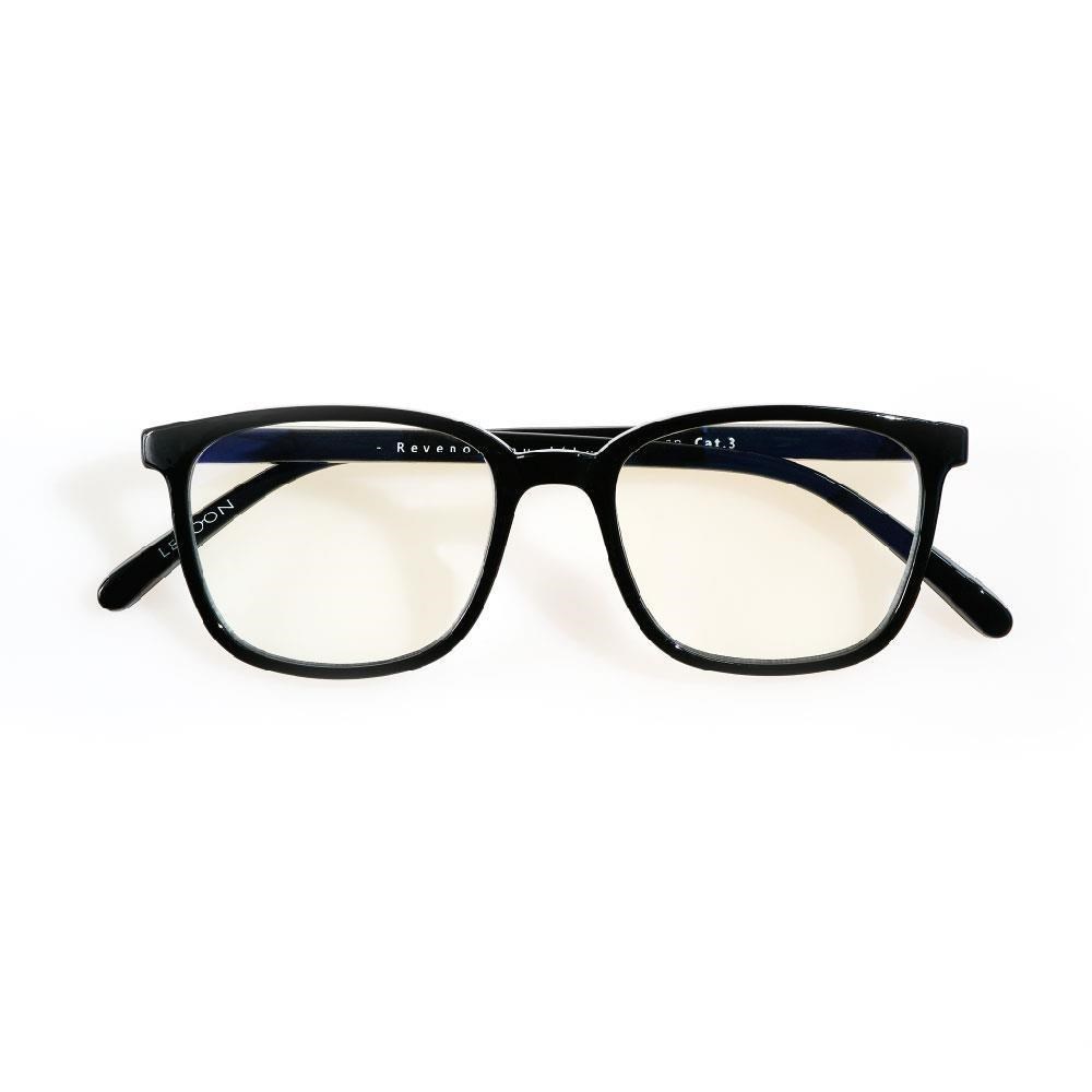 LEFOON _ Wellington Frame 成人 威靈頓框型 濾藍光眼鏡 - Black