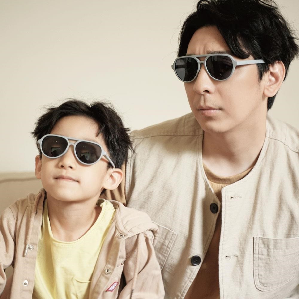 LEFOON Flying glasses 爸爸一起戴墨鏡 : 霧霧灰藍 - 成人款