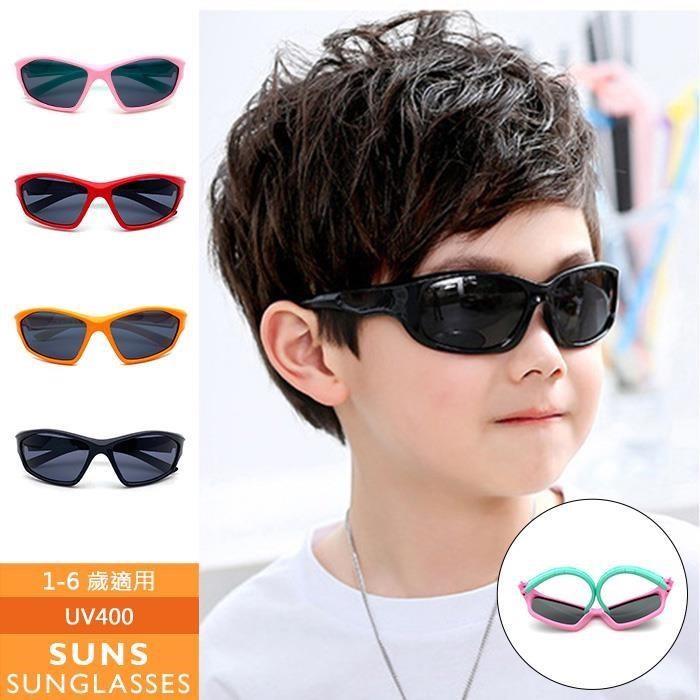 【SUNS】偏光兒童墨鏡 運動休閒TR太陽眼鏡 抗UV(16736)