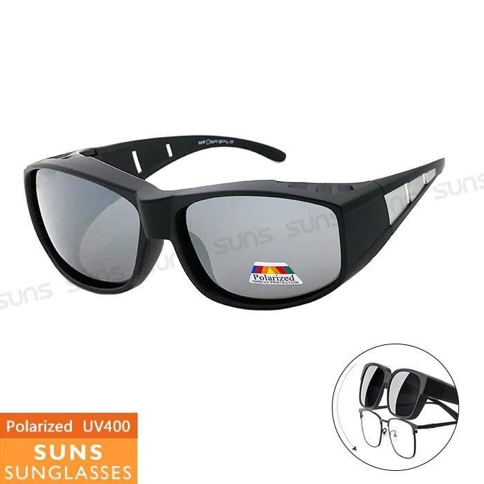 【SUNS】MIT偏光墨鏡 水銀鏡面 Polarized眼鏡族首選 抗UV/可套鏡/防眩光