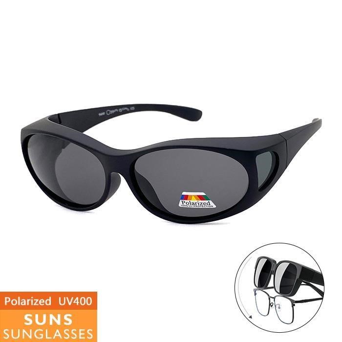 【SUNS】MIT偏光墨鏡 經典黑 Polarized眼鏡族首選 抗UV/可套鏡/防眩光 S610