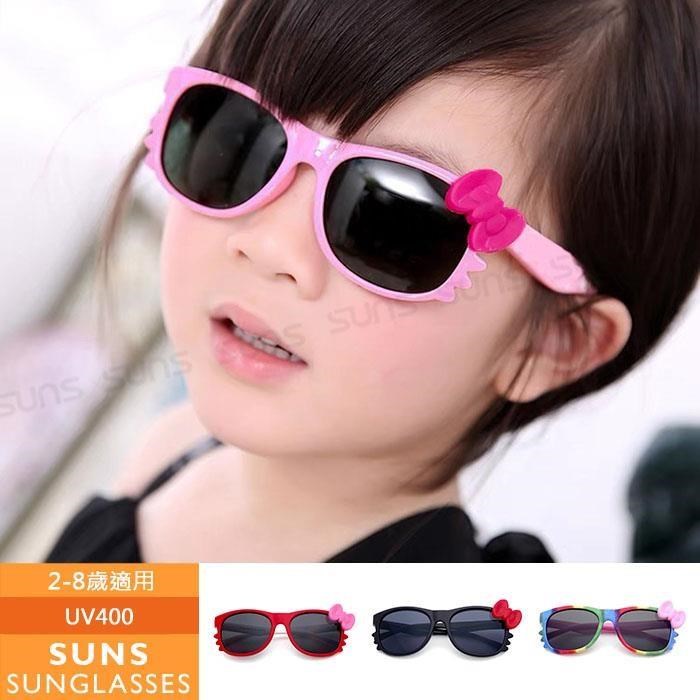 【SUNS】兒童墨鏡 Hello kitty造型太陽眼鏡/可愛墨鏡 S12 抗UV400