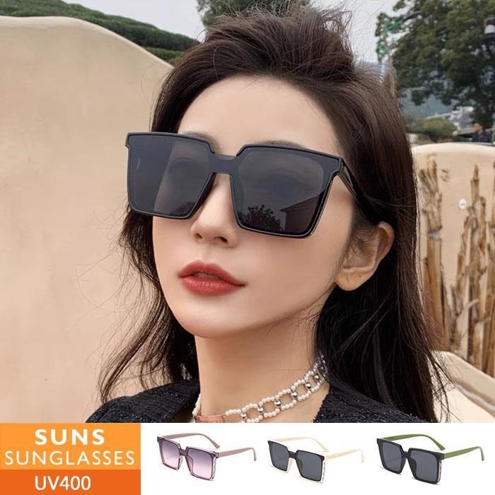 【SUNS】時尚韓版ins方框墨鏡/太陽眼鏡 抗UV(51520)