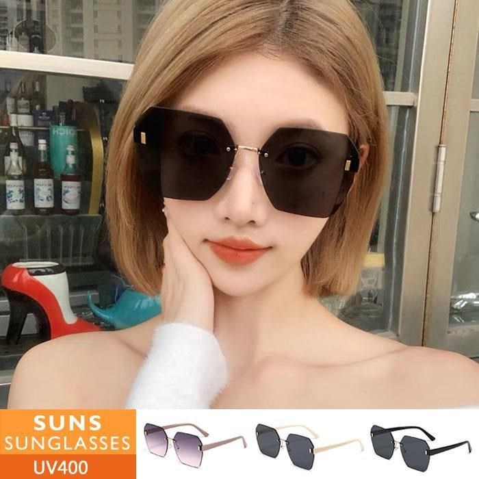 【SUNS】時尚韓版ins多邊形墨鏡/太陽眼鏡 抗UV(51523)