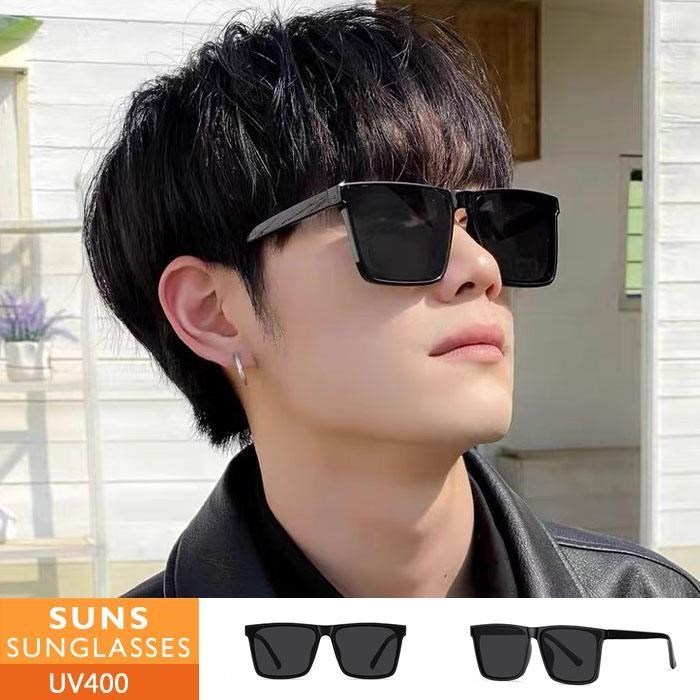 【SUNS】時尚墨鏡 潮流墨鏡 ins方框墨鏡 網紅抖音款 太陽眼鏡 抗UV(S328)