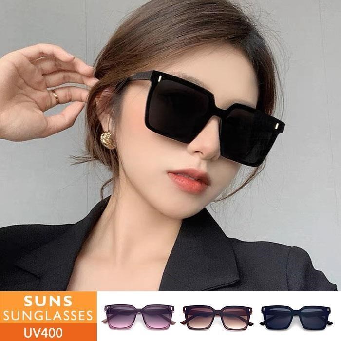 【SUNS】時尚大框墨鏡 潮流墨鏡 ins方框墨鏡 網紅抖音款 太陽眼鏡 抗UV(51701)