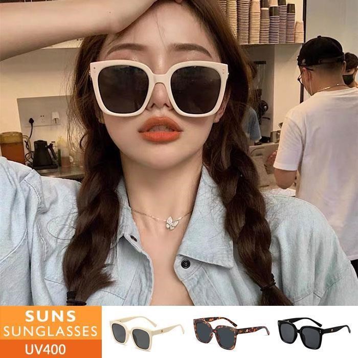 【SUNS】時尚潮流墨鏡 GM款墨鏡 網紅抖音款 太陽眼鏡 抗UV(S2202)