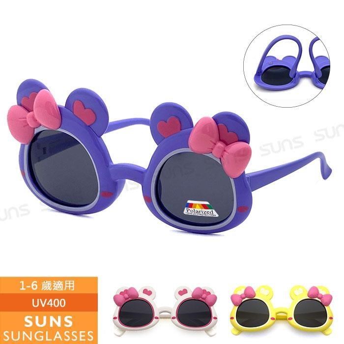 【SUNS】兒童偏光墨鏡 可愛甜心造型墨鏡 TR太陽眼鏡 抗UV(5121)