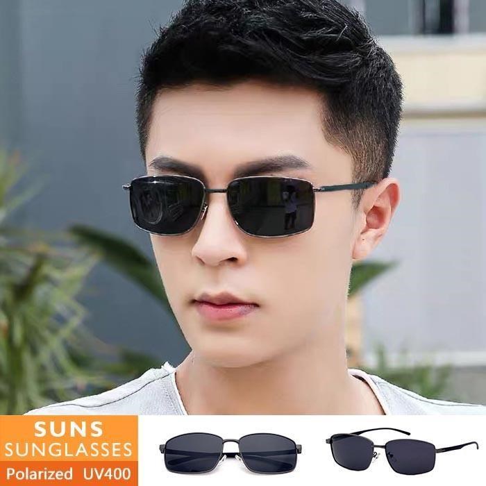 【SUNS】男士偏光太陽眼鏡 TR90墨鏡/Polarized太陽眼鏡 抗UV/防眩光(88530)