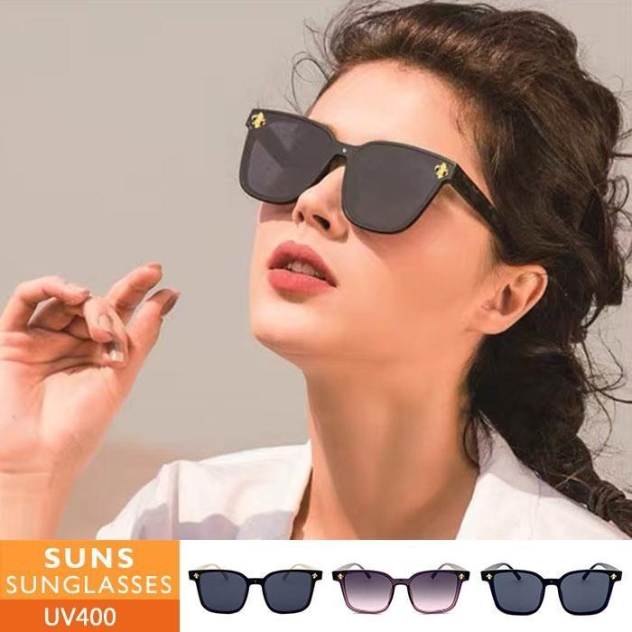 【SUNS】時尚方形切邊無框太陽眼鏡 名媛款必備款墨鏡 抗UV400 (51512)