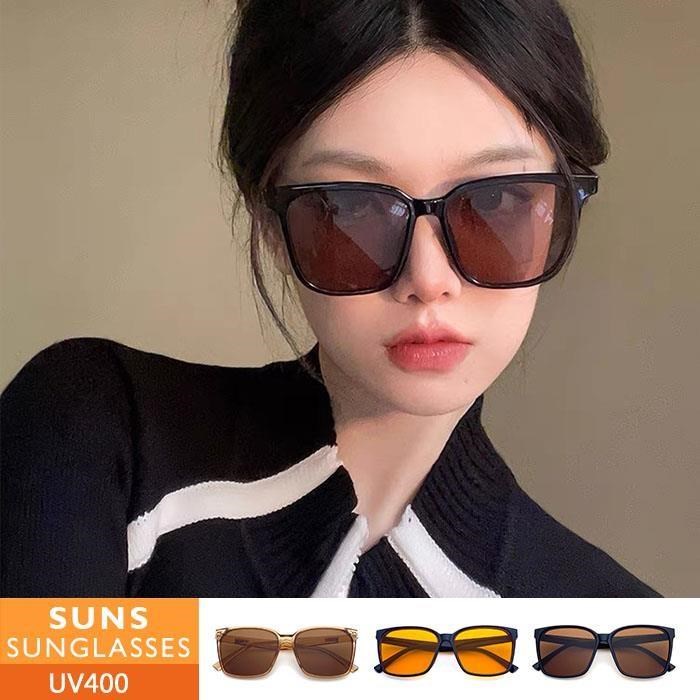 【SUNS】韓版大框墨鏡 網紅抖音款墨鏡/太陽眼鏡 抗UV(22589)