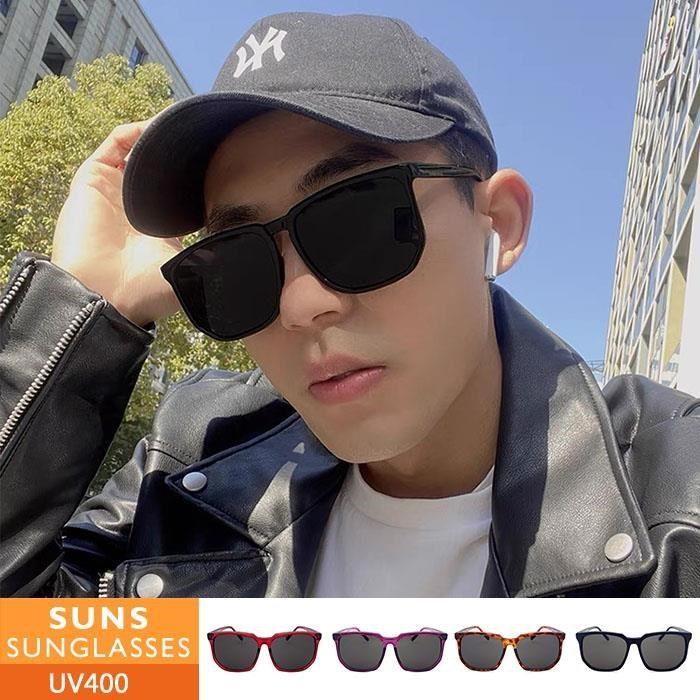 【SUNS】時尚大框墨鏡 台灣製/輕量/太陽眼鏡 抗UV400(S601)