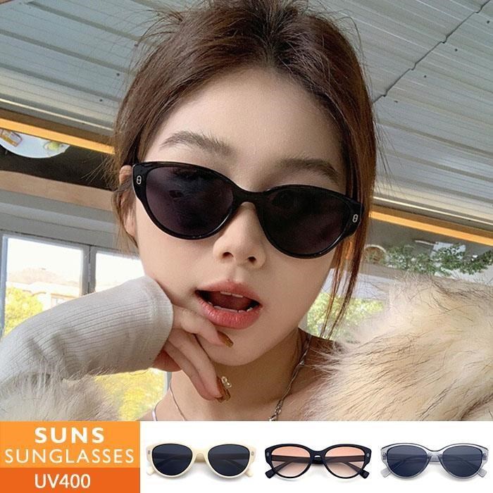 【SUNS】韓版ins墨鏡 網紅貓眼墨鏡 潮流太陽眼鏡 網紅抖音款墨鏡 抗UV(419)