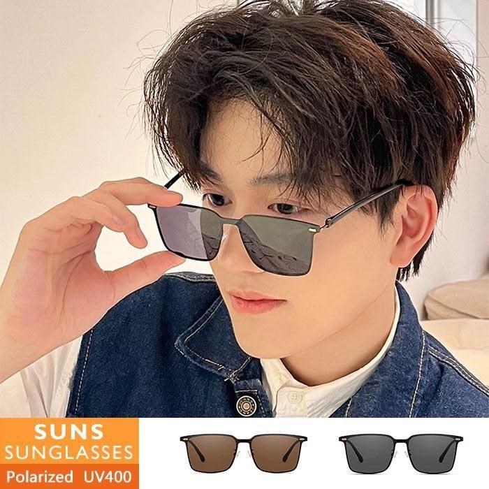 【SUNS】超薄偏光太陽眼鏡 TR90時尚駕駛墨鏡 Polarized輕量/抗UV400 (81537)