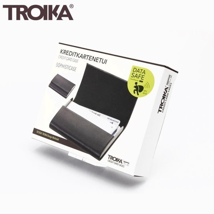 德國TROIKA防盜信用卡夾CCC05防感應錢包防盜刷電子錢包防RFID夾防NFC夾防側錄夾
