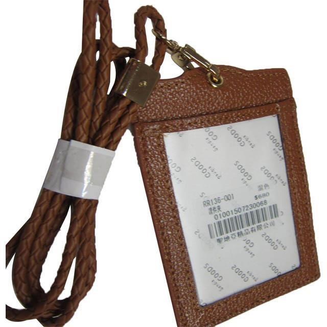 GOODS 證件夾卡夾活動掛式100%進口牛皮革輕便易攜帶