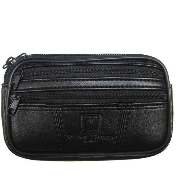 Valour 零錢包中容量主袋+外袋共 三層進口防水防刮皮革材質多層設計