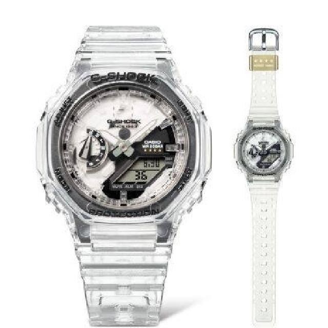 【CASIO卡西歐】Clear Remix系列GMA-S2140RX-7A 40周年限量透明潮流腕錶 42.9mm